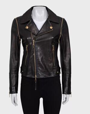 Louis Vuitton Brown Lambskin Jacket Vest Size 38/M